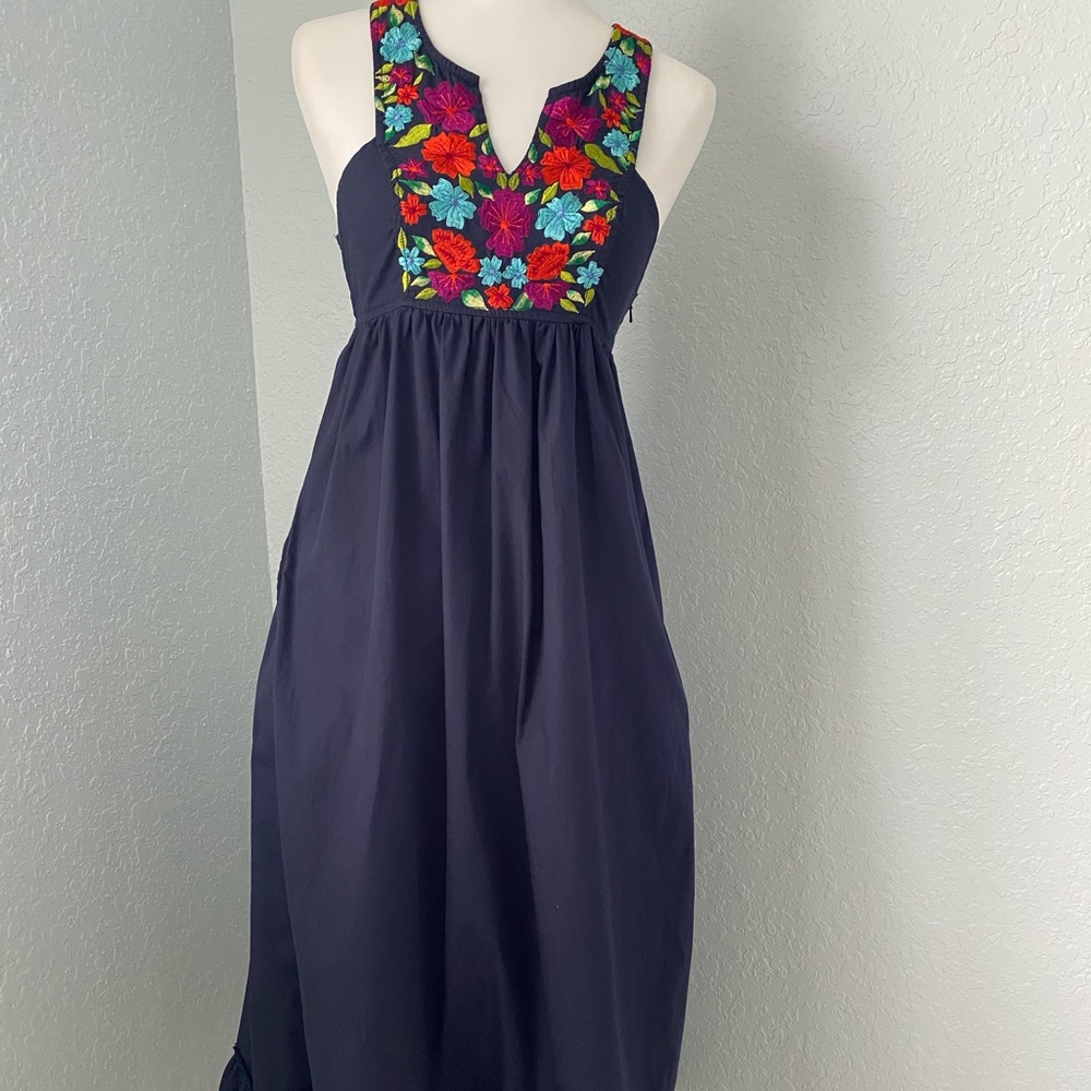 Eshakti size 2  embroidered festival maxi dress